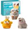 Creachet Beginner Crochet Kit – 3-Pack Farm Animals (Dog, Chicken, Lamb) with Yarn & Hooks | Step-by-Step Video Tutorials | DIY Craft Starter Set for Kids & Adults (Farm) 3.94 x 2.36 x 2.36 inches